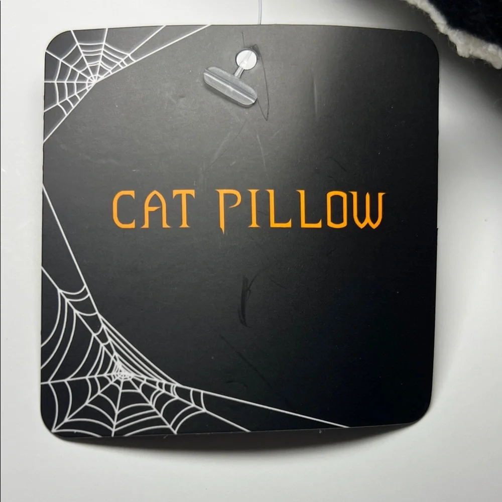 Skeleton Cat Plush Toy - Black and White